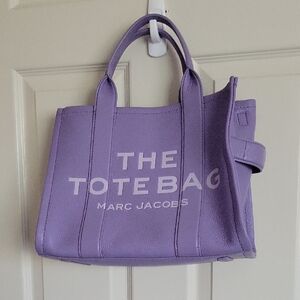 Marc Jacobs Purple Tote Bag with Structured Design
